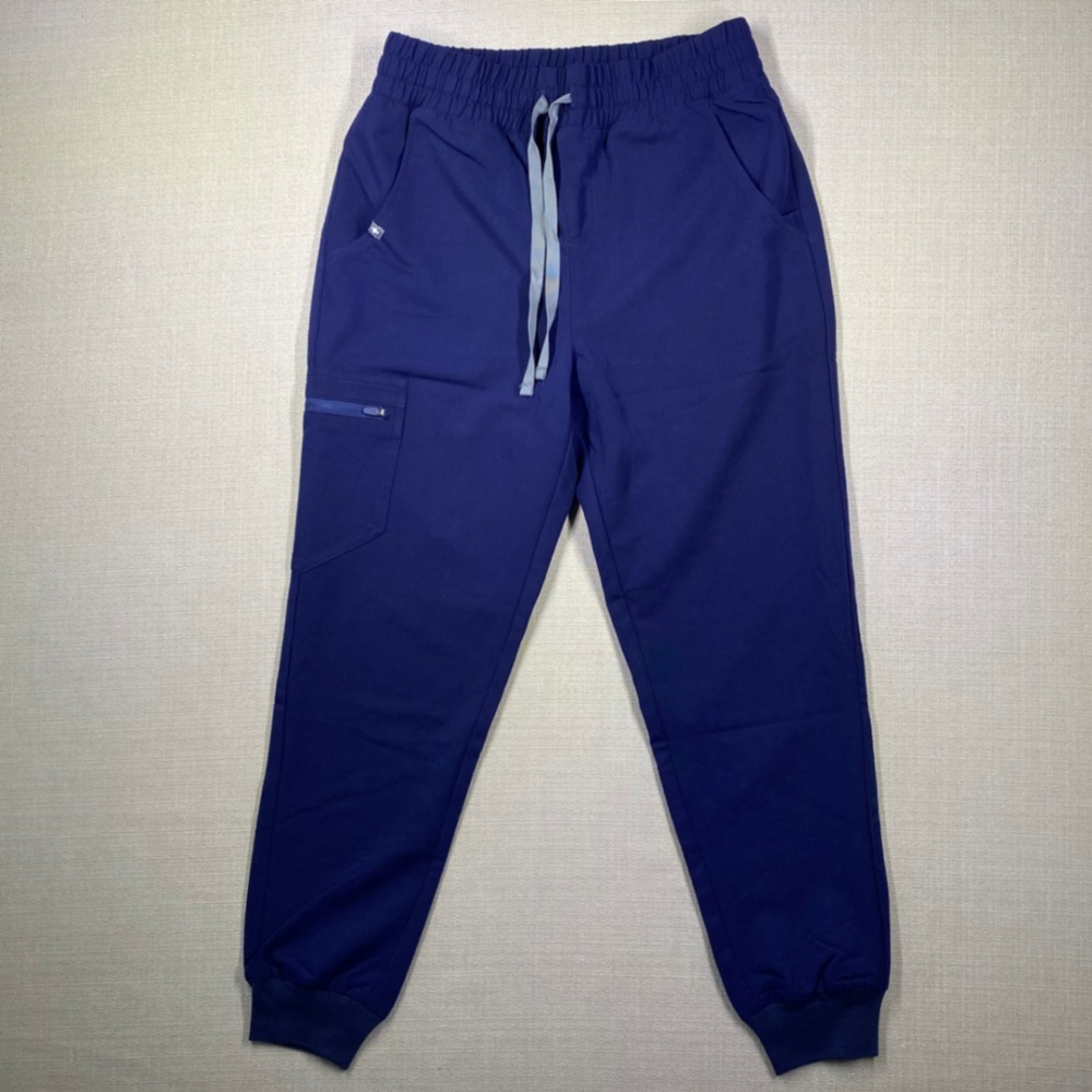 FIGS Technical Womens Collection Jogger Scrub Pants Navy Blue Small Petite